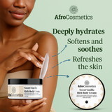 Sweet Vanilla – Rich body cream or Body Cream Soufflé (8 oz)