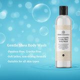 Gentle Shea Body Wash – Sweet Vanilla (8 oz)