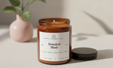 Botanical Blush Scented Soy Candle 8oz