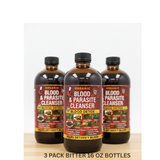 Blood & Parasite Cleanser Detox Formula 16 oz Bottle (Pack of 3)