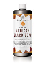 Raw African Black Soap Liquid From Ghana