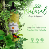 Herbal Hair Growth Oil with Chebe & Black Castor Oil