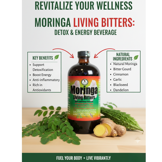 Moringa Living Bitter- 16 oz bottle