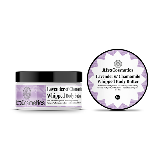 Lavender & Chamomile – Whipped Body Butter (8 oz)