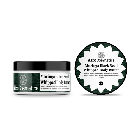 Moringa Black Seed – Whipped Body Butter (8 oz)