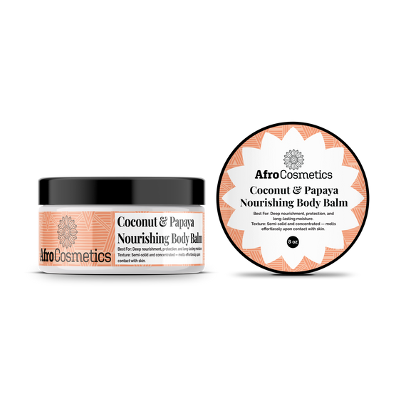 Coconut & Papaya – Nourishing Body Balm (8 oz)