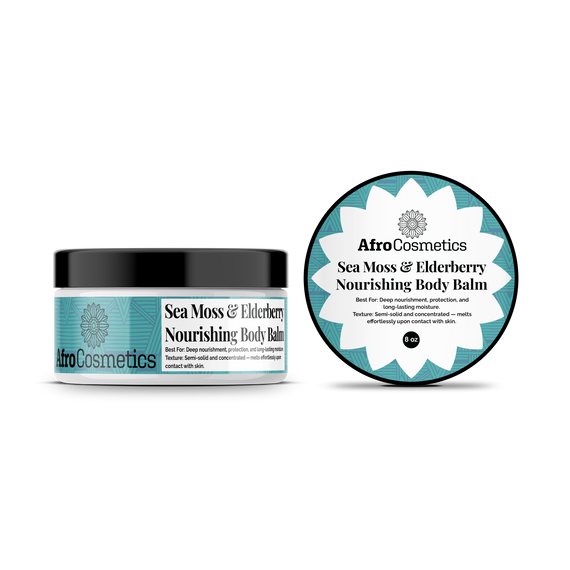 Sea Moss & Elderberry – Nourishing Body Balm (8 oz)
