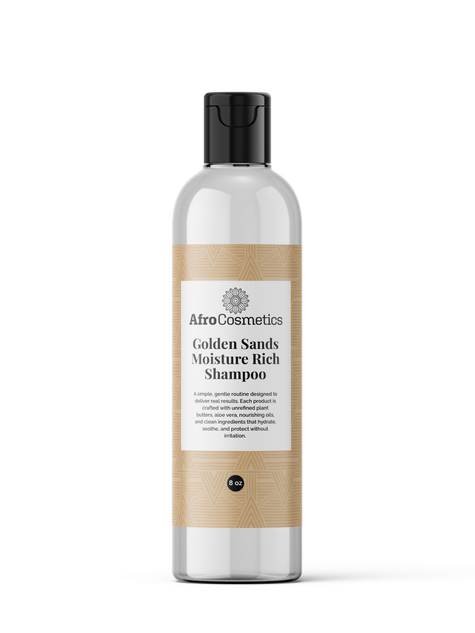 Moisture Rich Shampoo – Golden Sands (8 oz)