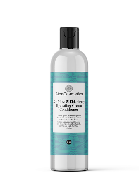 Sea Moss & Elderberry Hydrating Cream Conditioner (8 oz)