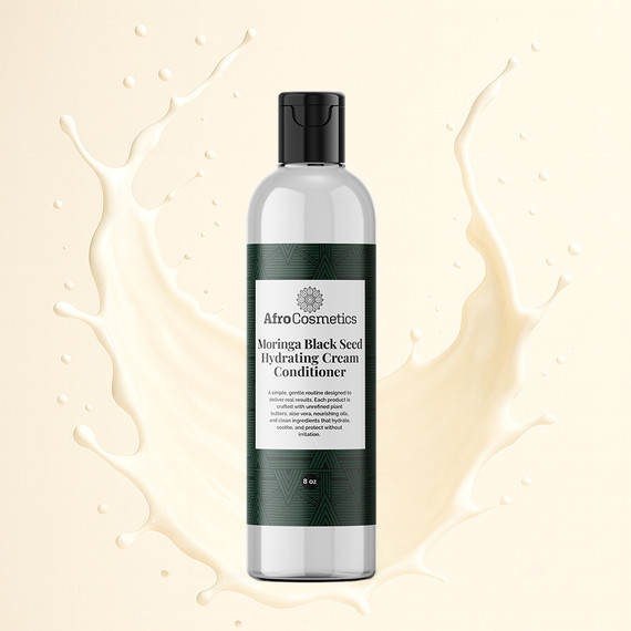 Hydrating Cream Conditioner – Moringa & Black Seed (8 oz)