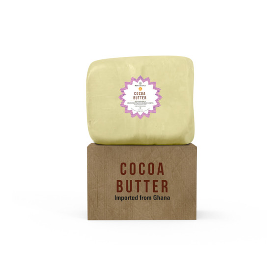 Raw Cocoa Butter – Bulk(bag) Unrefined Cold Pressed