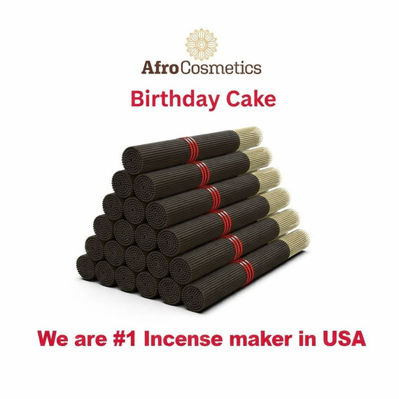 Wholesale Birthday Cake Incense Sticks – 11" Bulk Pack | 85–100 Count