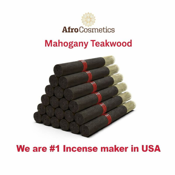 Mahogany Teakwood Incense – 11 Inch (85–100 Sticks) Wholesale Bulk
