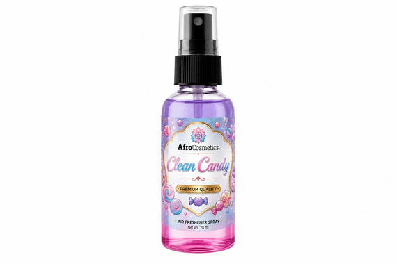 Clean Cotton Air Freshener Spray bottle featuring a fresh laundry-inspired fragrance designed to eliminate odors and create a clean, airy, and comforting atmosphere in homes, cars, offices, bathrooms, and bedrooms.