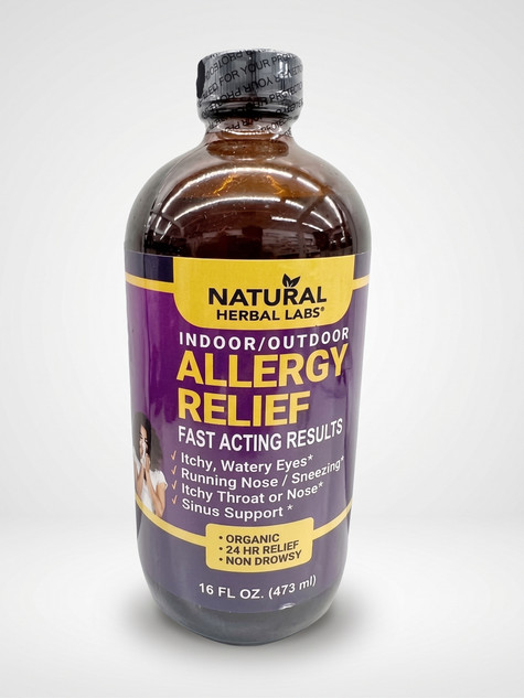 Allergy Relief by Natural Herbal Labs – 16 oz Bottle