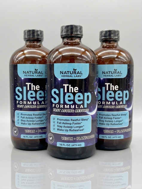 Natural Herbal Labs The Sleep Formula 16 oz Bottle (Pack of 3)