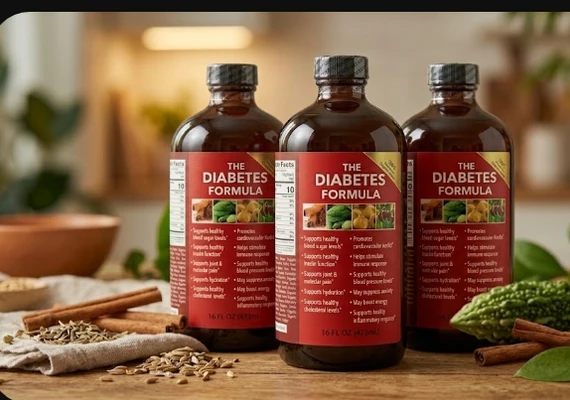 Natural Herbal Labs Diabetes Formula– 16 oz Bottle (Pack of 3)