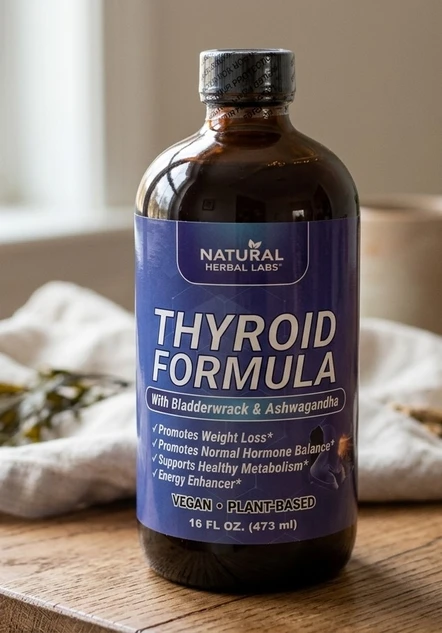 Natural Herbal Labs Thyroid Formula- 16 oz Bottle