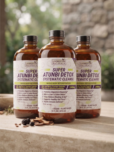 Super Atunbi Detox by Livingston Natural 16 oz Bottle (Pack of 3)