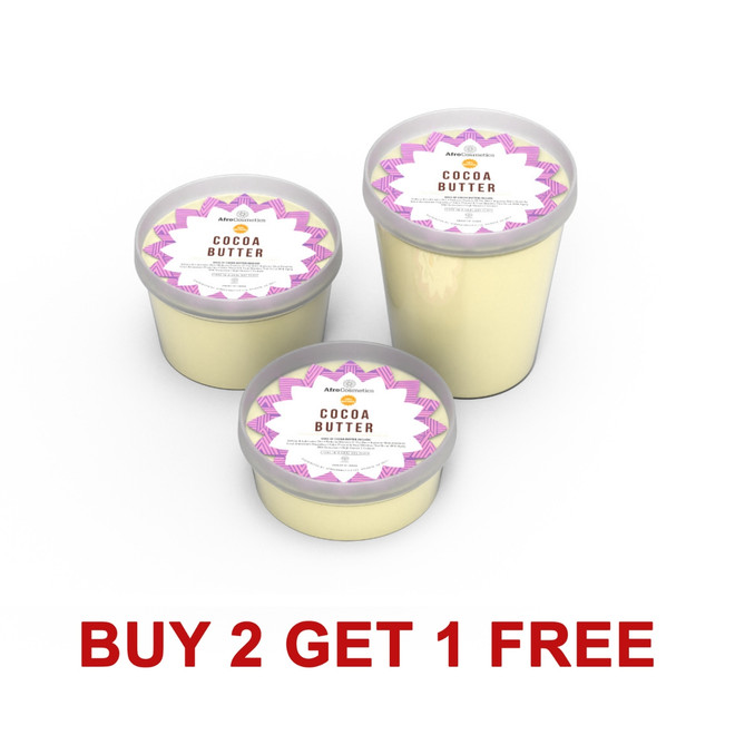 Raw Cocoa Butter Jars – Buy 2, Get 1 Free | Raw, Unrefined