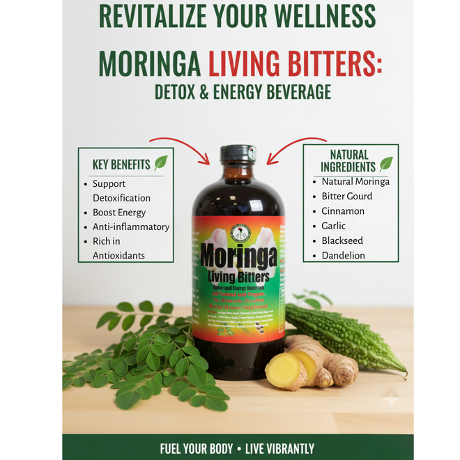 Moringa Living Bitter- 16 oz bottle