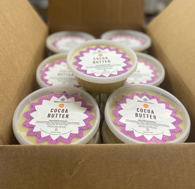 Raw Cocoa Butter Box– Unrefined, Cold Pressed, Food Grade