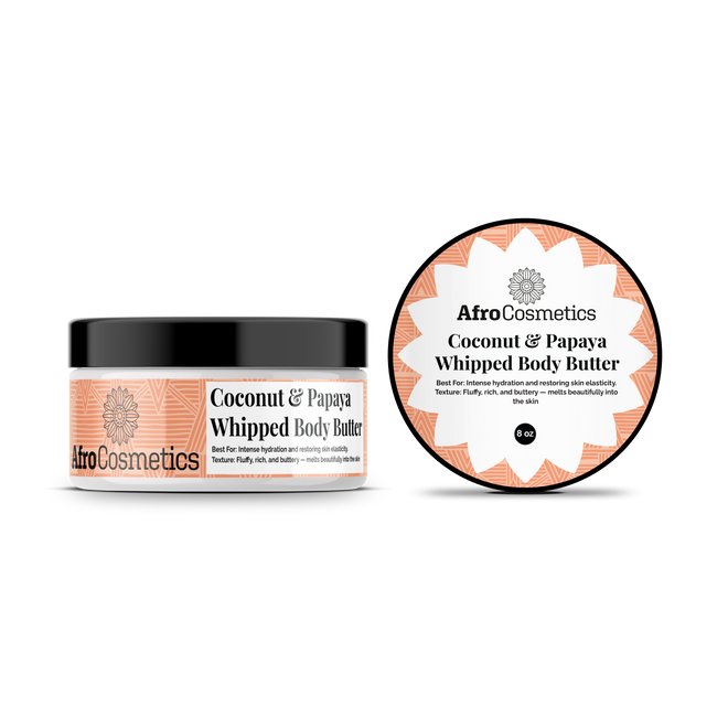 Coconut & Papaya – Whipped Body Butter (8 oz)