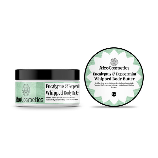 Eucalyptus & Peppermint – Whipped Body Butter (8 oz)