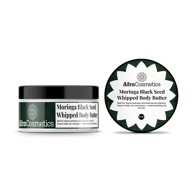 Moringa Black Seed – Whipped Body Butter (8 oz)