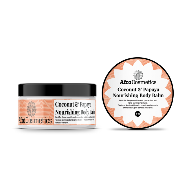 Coconut & Papaya – Nourishing Body Balm (8 oz)