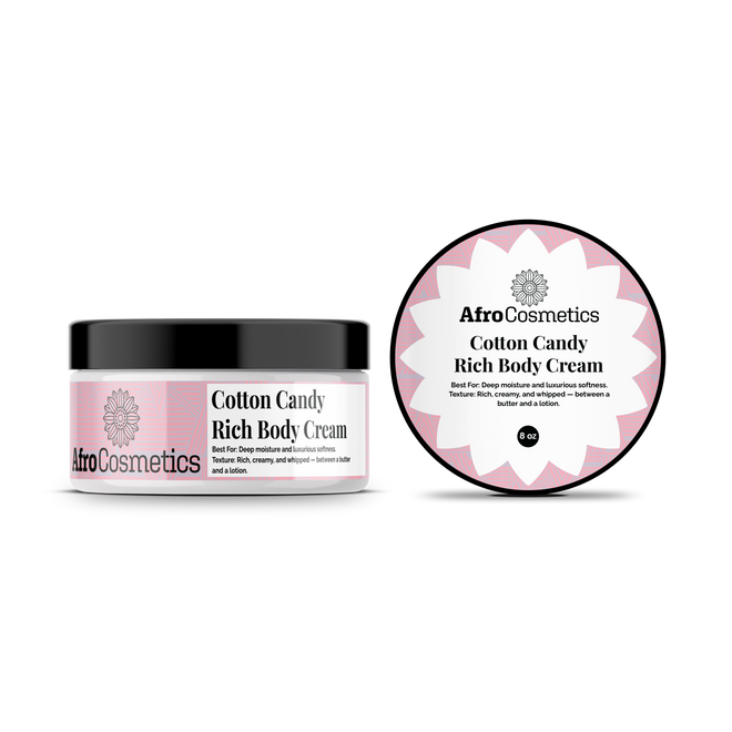 Cotton Candy – Rich body cream or Body Cream Soufflé (8 oz)