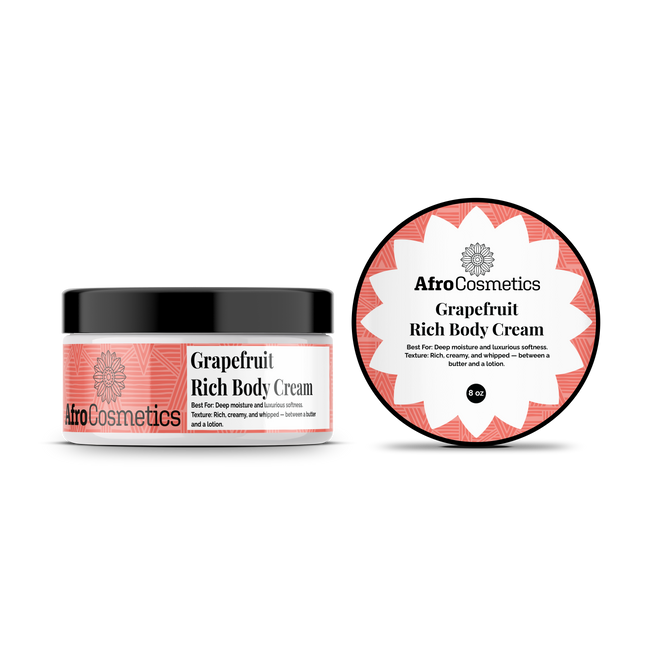 Grapefruit – Rich body cream or Body Cream Soufflé (8 oz)