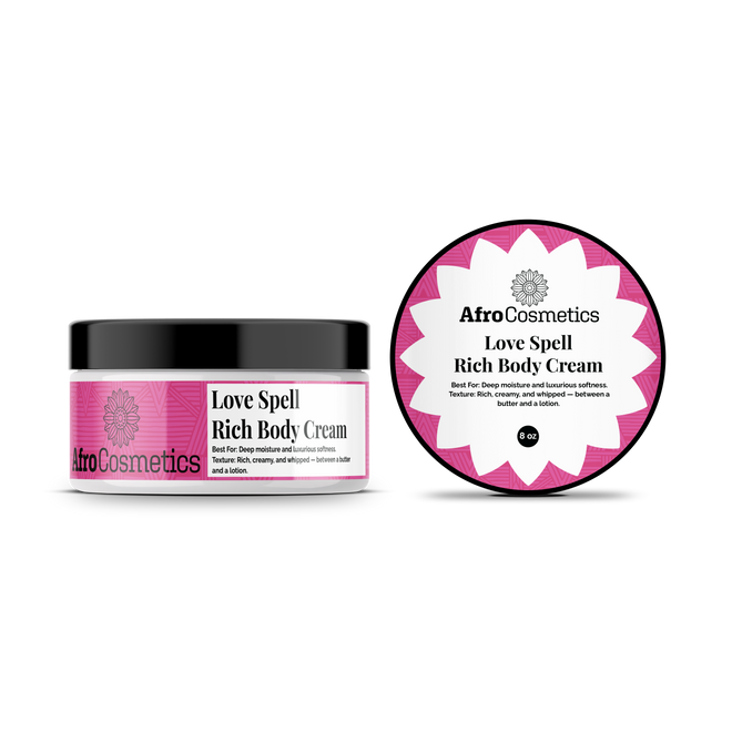 Love Spell – Rich body cream or Body Cream Soufflé (8 oz)