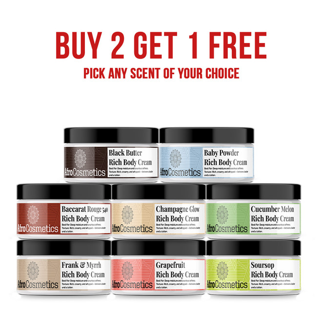 Rich Body Cream  – All Scents (8 oz) | Buy 2 Get 1 Free