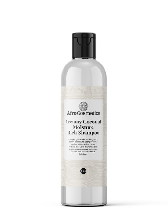 Moisture Rich Shampoo – Creamy Coconut (8 oz)