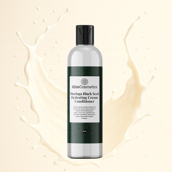 Hydrating Cream Conditioner – Moringa & Black Seed (8 oz)