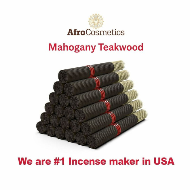 Wholesale Mahogany Teakwood Incense Sticks – 11" Bulk Pack | 85–100 Count