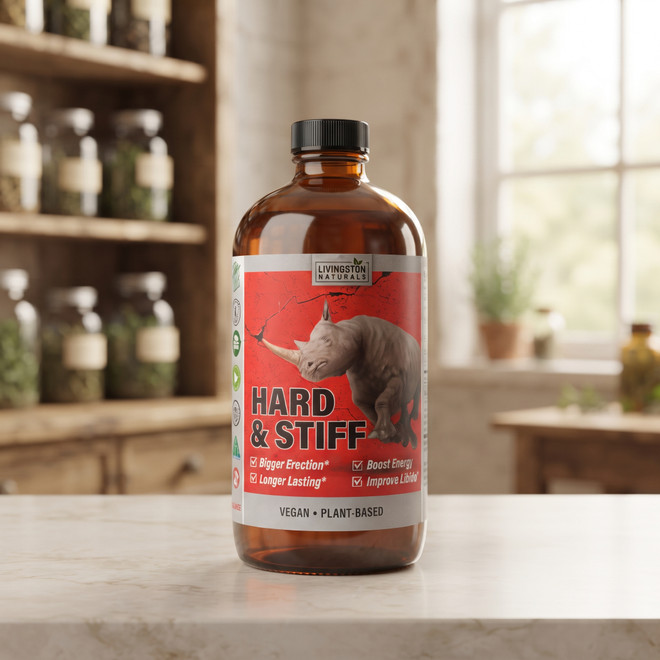 Hard and Stiff by Livingston Natural 16 oz Bottle
