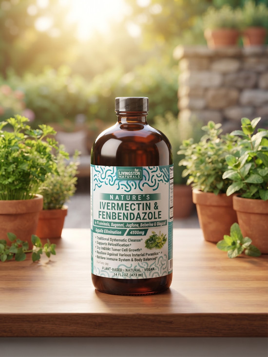 Ivermectin & Fenbendazole by Livingston Natural 16 oz Bottle