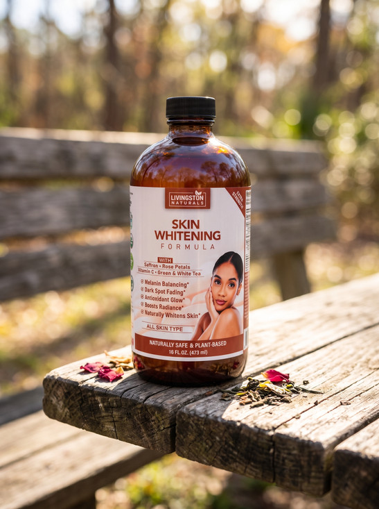 Skin Whitening Formula by Livingston Natural 16 oz Bottle