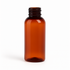 1 oz Amber PET Cosmo Round Bottle (20-410)