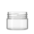 1 oz Clear PET Jar with Black Screw-On Lid – 38/400 Neck