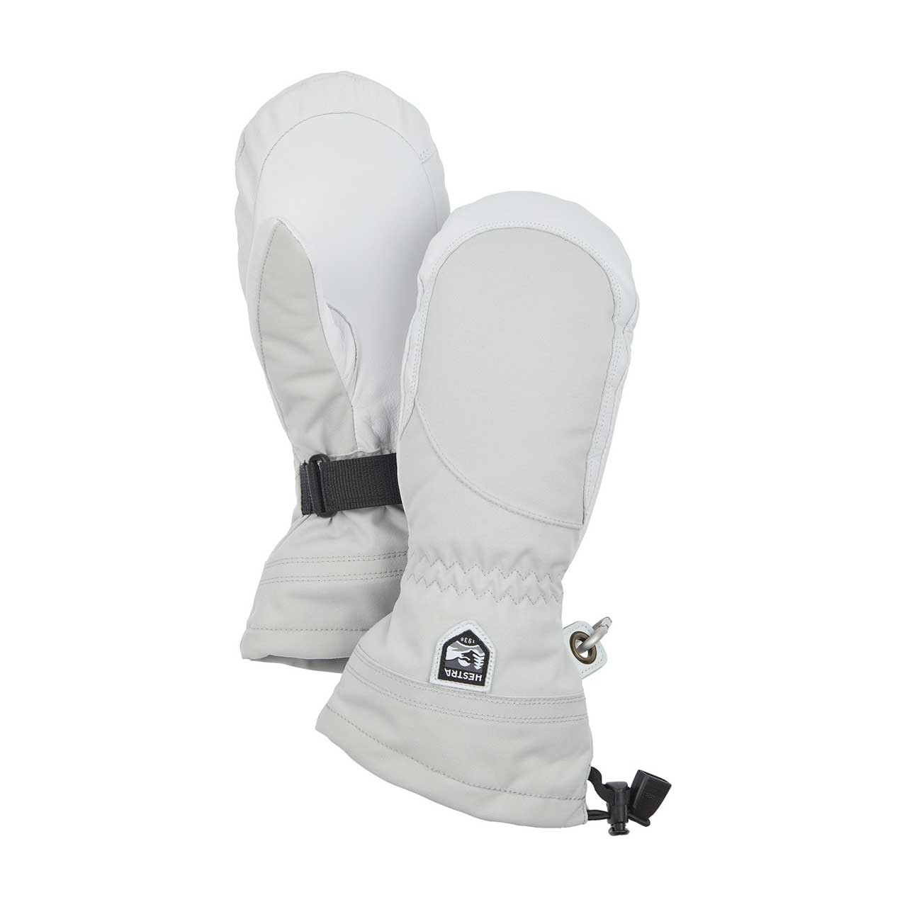 womens white ski mittens