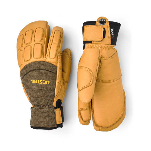 スキー・スノーボードアクセサリー HESTRA 30192 Vertical Cut Czone 3-Finger Hestra Vertical Cut CZone 3 Finger Ski Glove | Campman
