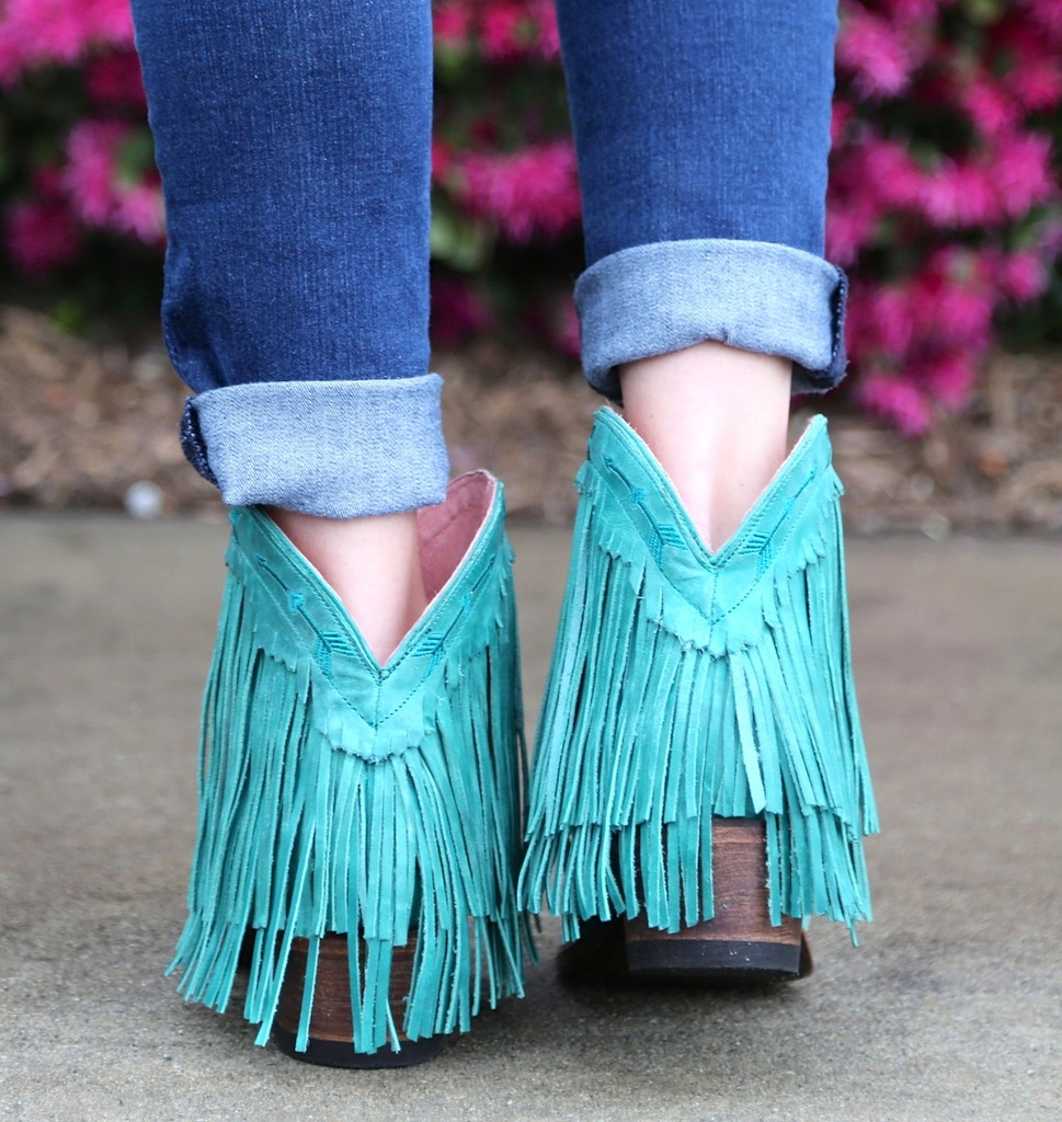 Junk Gypsy by Lane Spitfire Turquoise JG0007D Boots