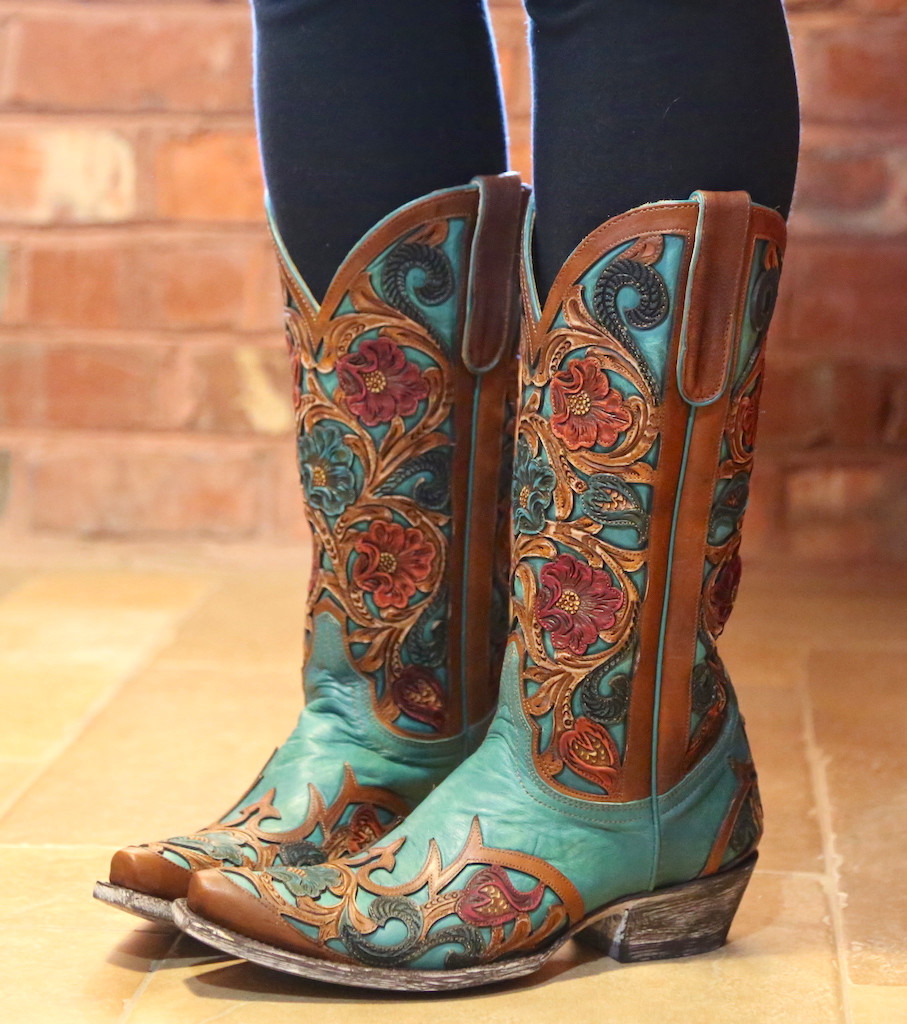 Old Gringo Abelina Turquoise L2408-4 Cowgirl Boots