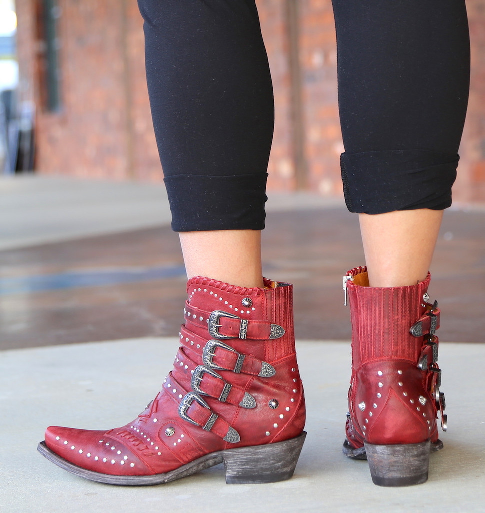 Old Gringo Jaylene Red Boots BL3099-2 Heel