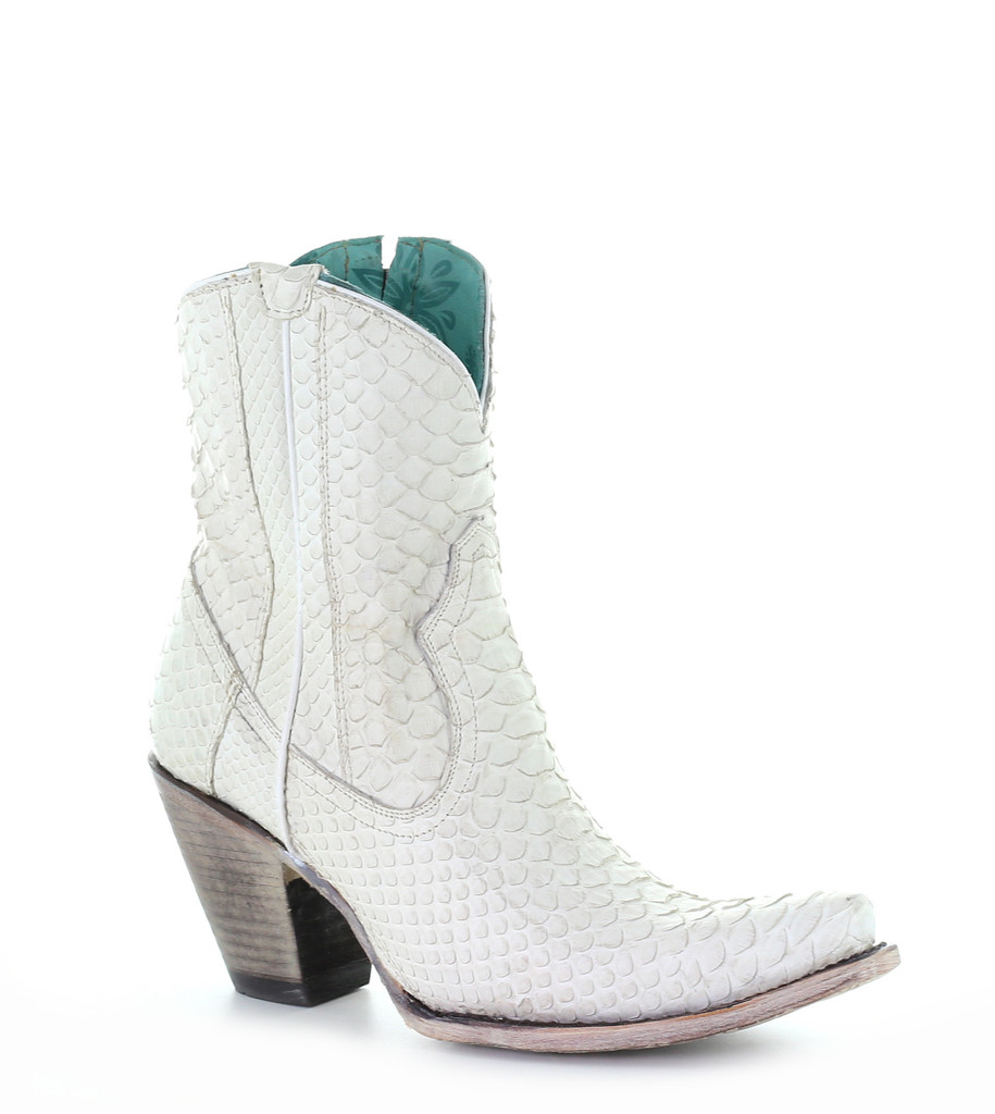 white python booties