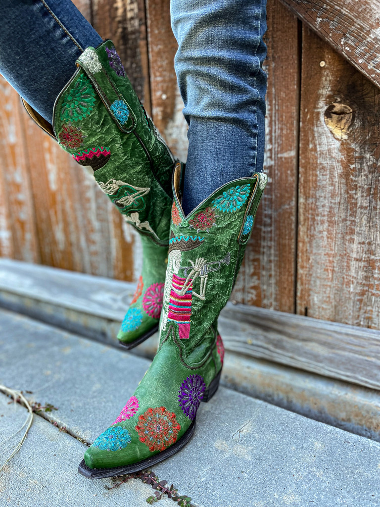 Old Gringo Mariachi Fiesta Green L3587-4