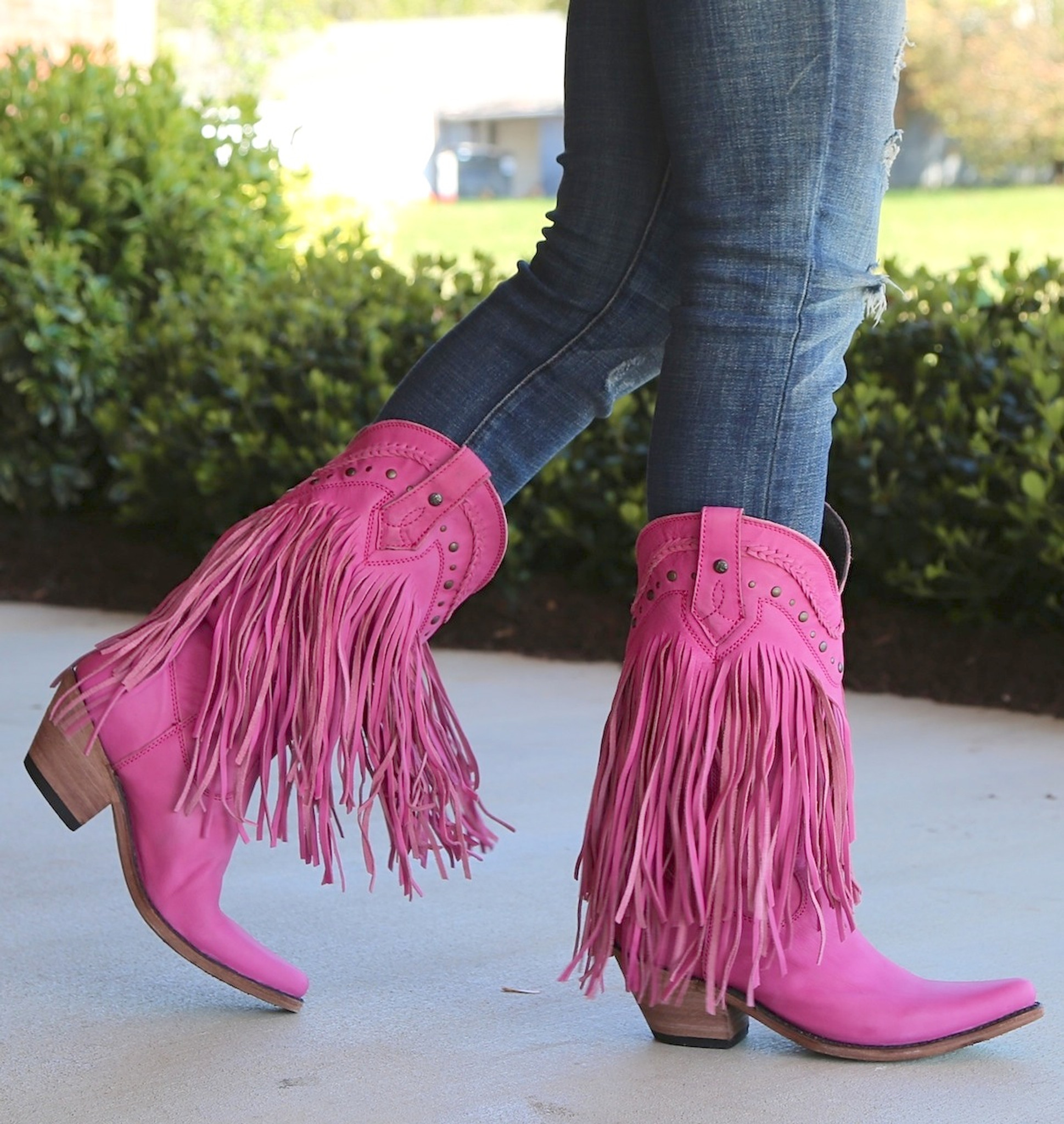 Liberty Black Vegas Fringe Boots 